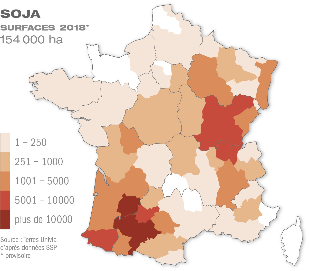 Charte Soja France objectif 250 000 ha en 2025 La Revue De l